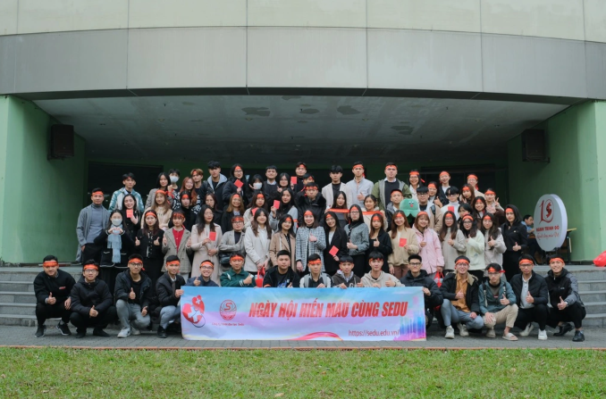 Ngày hội hiến máu cùng Sedu "Mỗi giọt máu cho đi - Một cuộc đời ở lại"