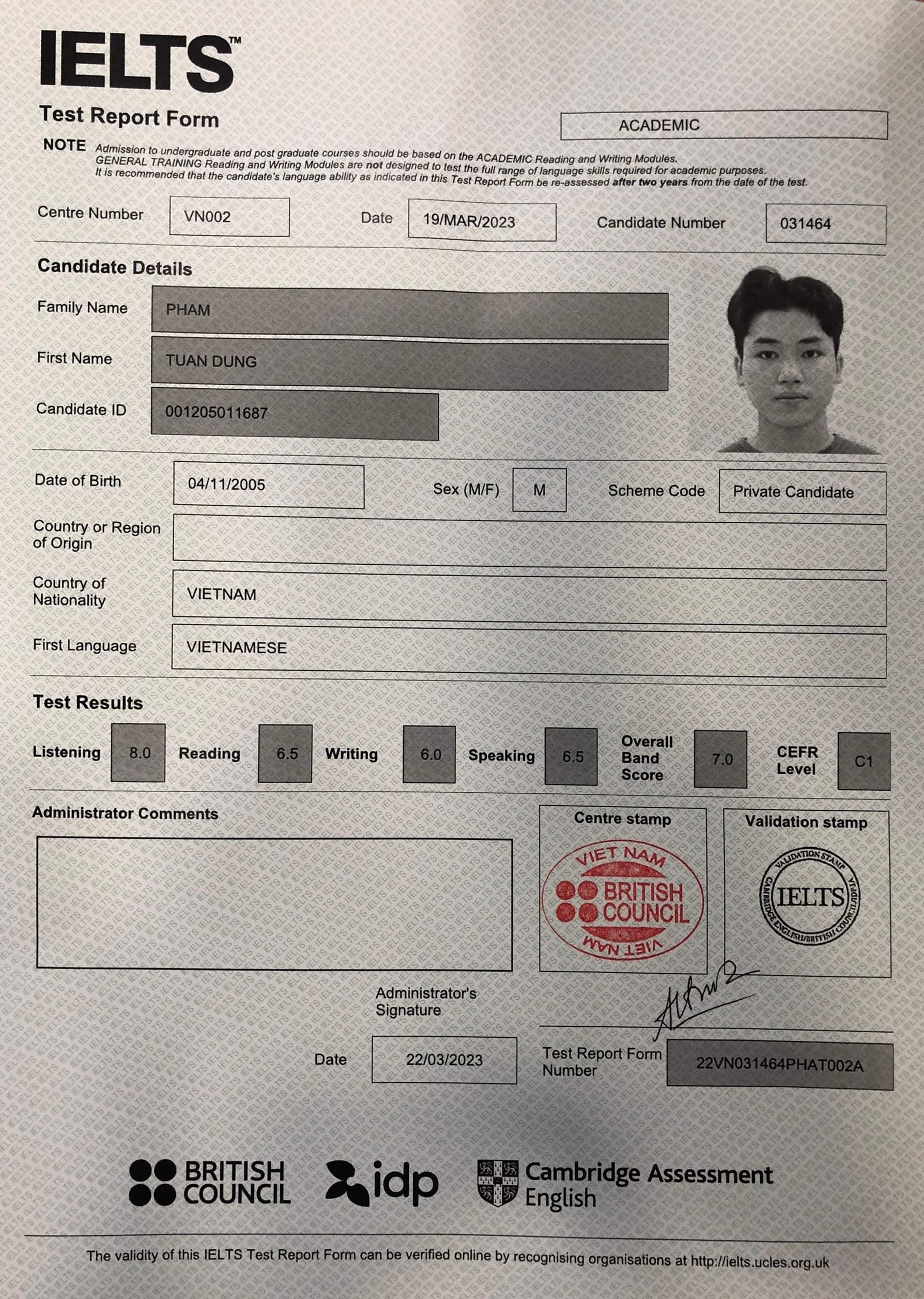 PHẠM TUẤN DŨNG